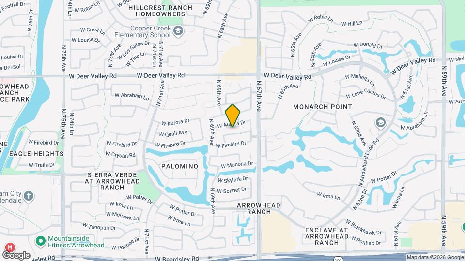 6794 W Quail Ave Map and Location Details