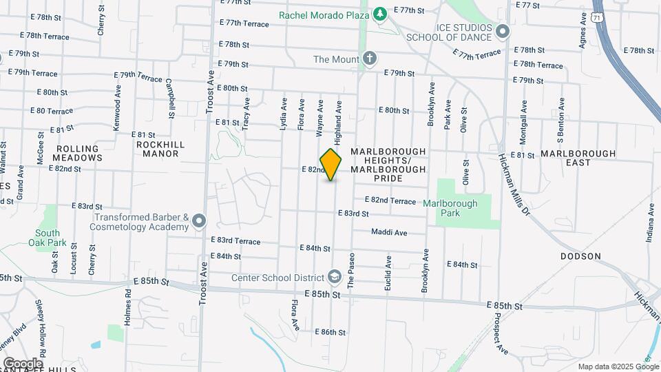8212 Highland Ave Map and Location Details