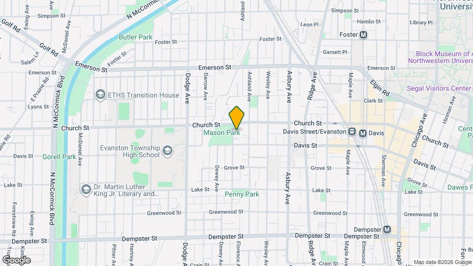 1619 Florence Ave, Unit Unit 2 Mapa y Detalles de la Ubicación