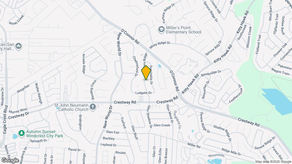 9526 Millers Ridge Map and Location Details