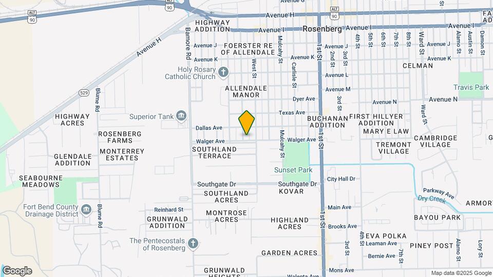 1203 Walger Ave Map and Location Details