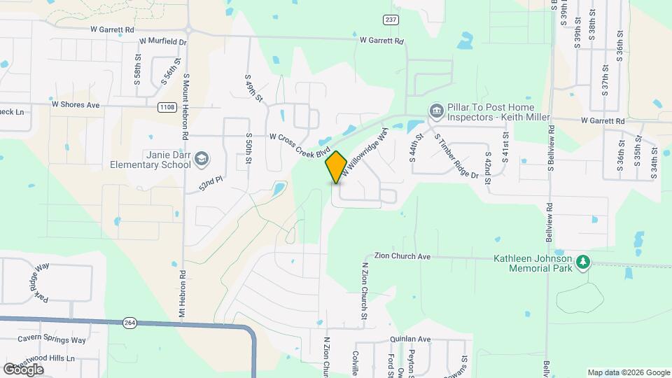 4605 Willowridge Way Map and Location Details