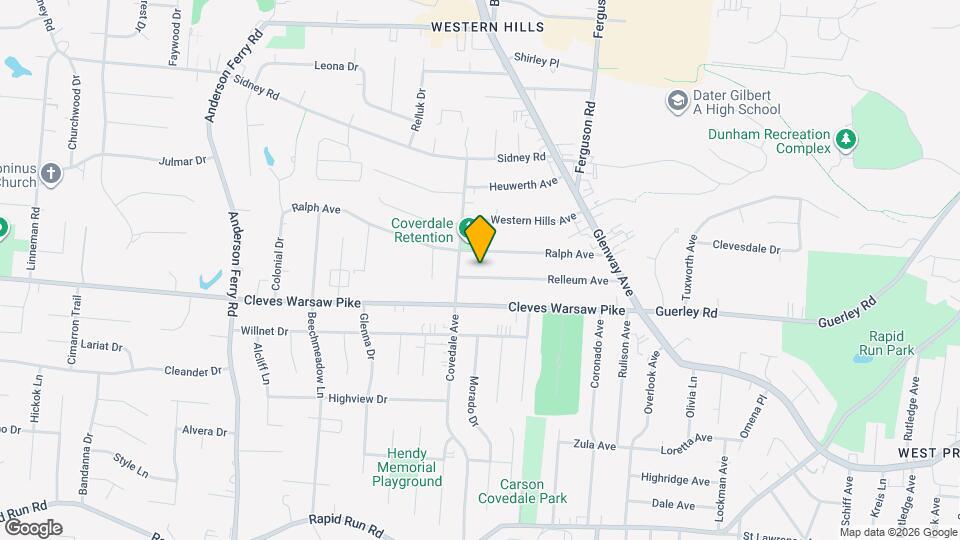 5038 Relleum Ave Map and Location Details