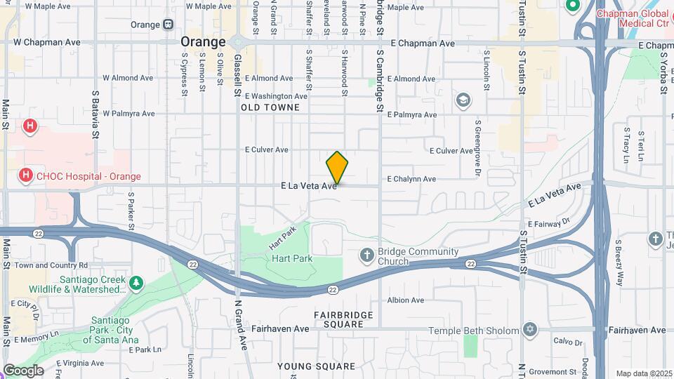 632 E La Veta Ave Map and Location Details