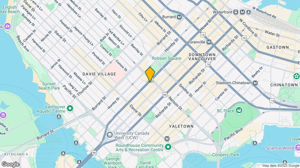1010 Howe St Map and Location Details