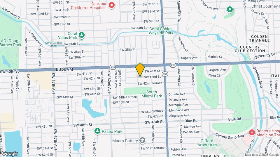 5886 SW 42nd St Map and Location Details