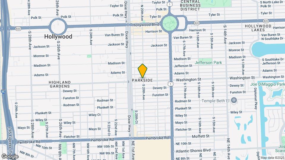 824 S 20th Ave Map and Location Details
