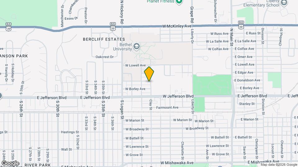 803 W Donaldson Ave Map and Location Details