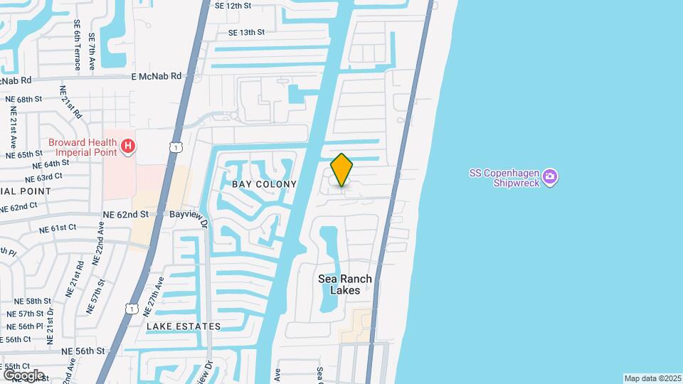 2121 S Ocean Blvd Map and Location Details