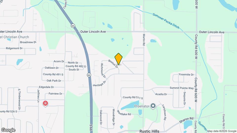 6722 Boston Dr, Unit 6722 Map and Location Details