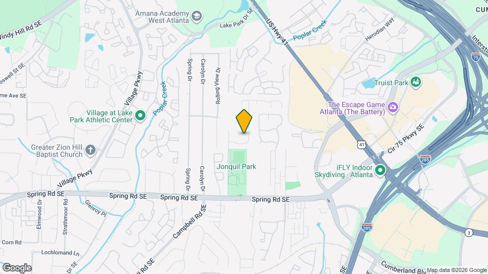 1258 Creekside Ct Map and Location Details