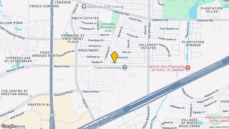 9909 Belfort Dr Map and Location Details