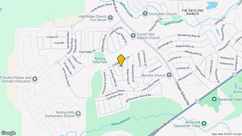 7112 Woodhinge Dr Mapa y Detalles de la Ubicación