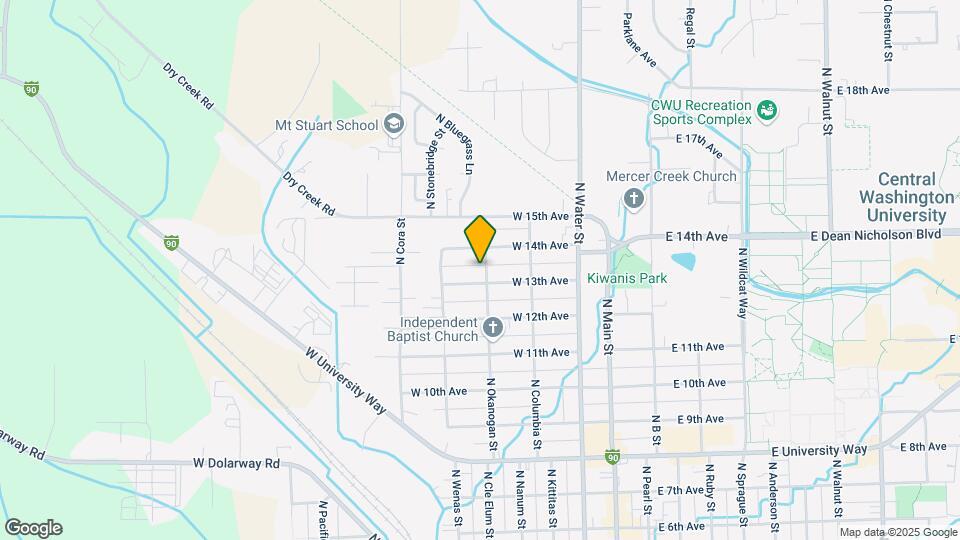 1301 N Okanogan St Map and Location Details