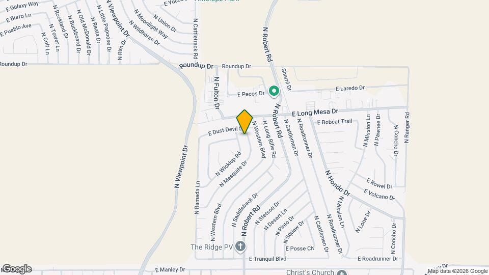 5584 N Mesquite Dr Map and Location Details