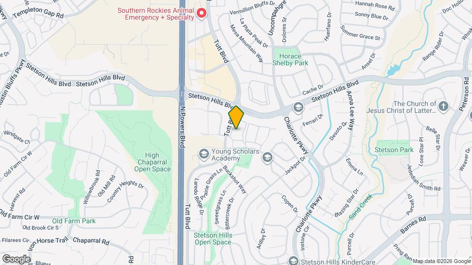 5313 Palomino Ranch Point Map and Location Details