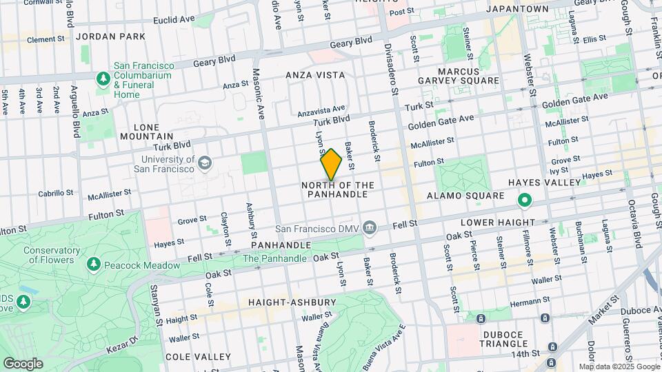 542-546 Lyon St Mapa y Detalles de la Ubicación