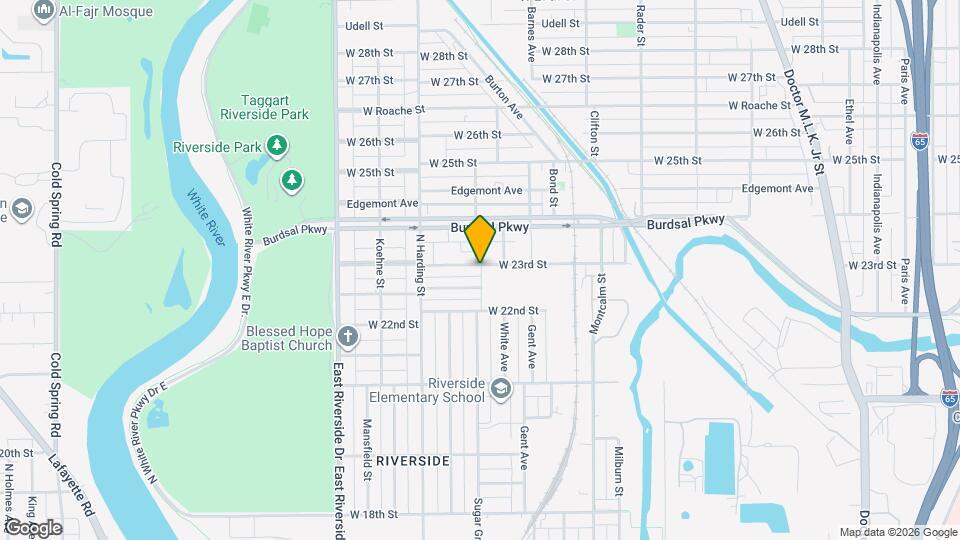 1305 W 23rd St Map and Location Details