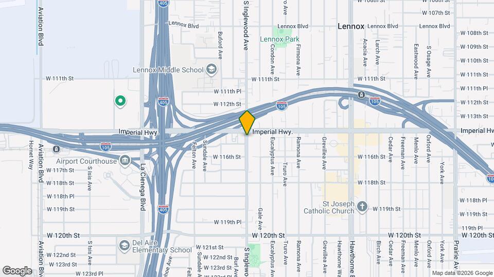 11418 S Inglewood Ave, Unit 108 Mapa y Detalles de la Ubicación