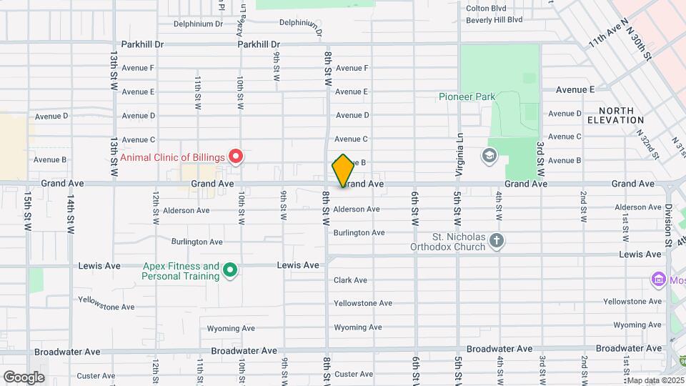 734 Grand Ave Map and Location Details