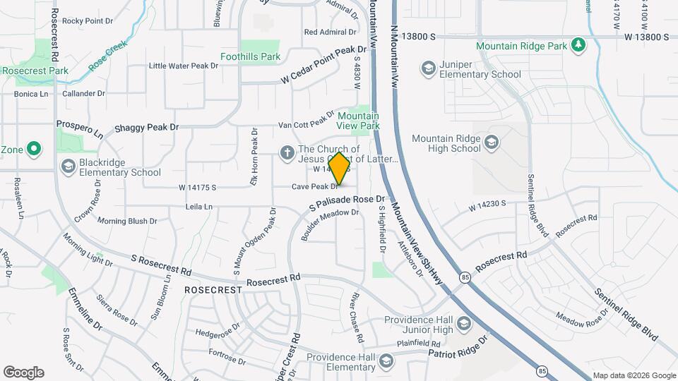 4881 Cave Peak Dr Mapa y Detalles de la Ubicación