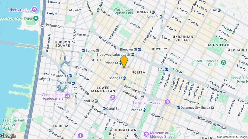 93 Crosby St Mapa y Detalles de la Ubicación