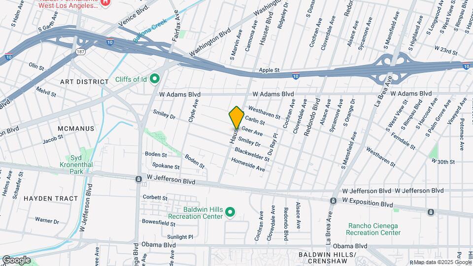 2714 Hauser Blvd Map and Location Details
