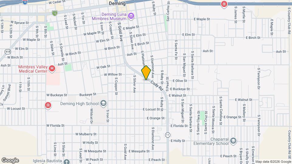 921 S Platinum Ave Mapa y Detalles de la Ubicación