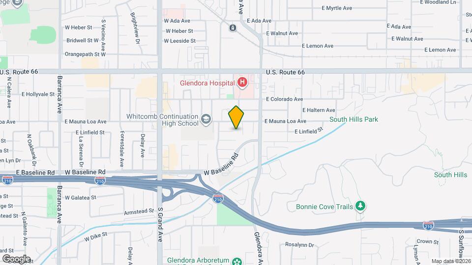 204 W Linfield St Map and Location Details