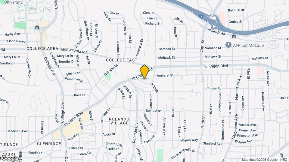 6650 Amherst St Map and Location Details