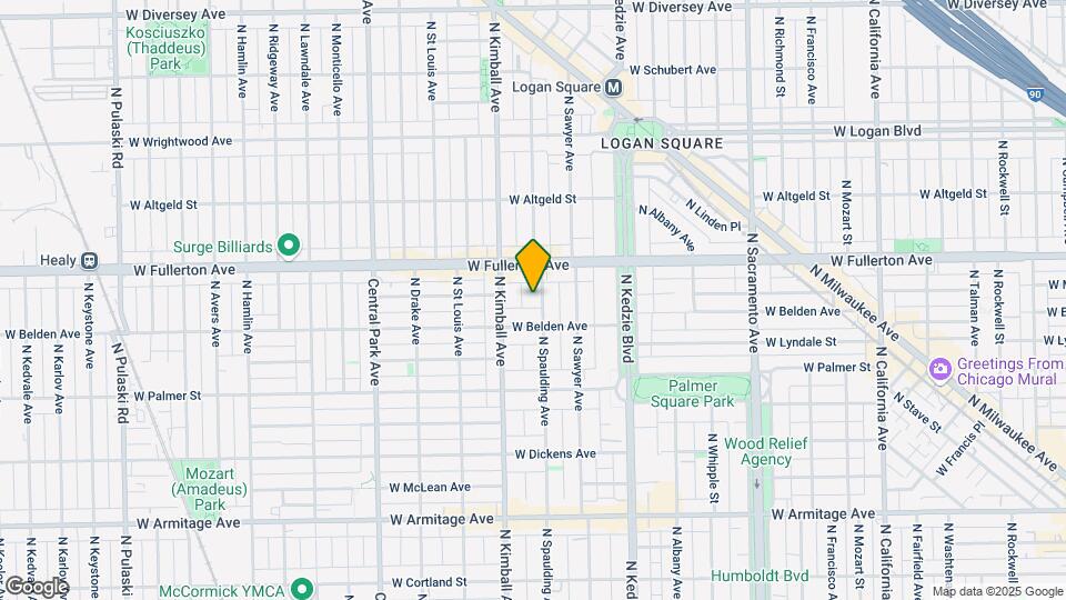 2322 N Spaulding Ave Map and Location Details