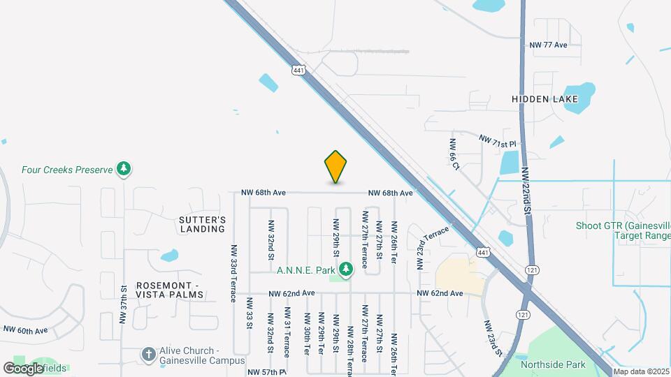2904 NW 68th Ave Map and Location Details