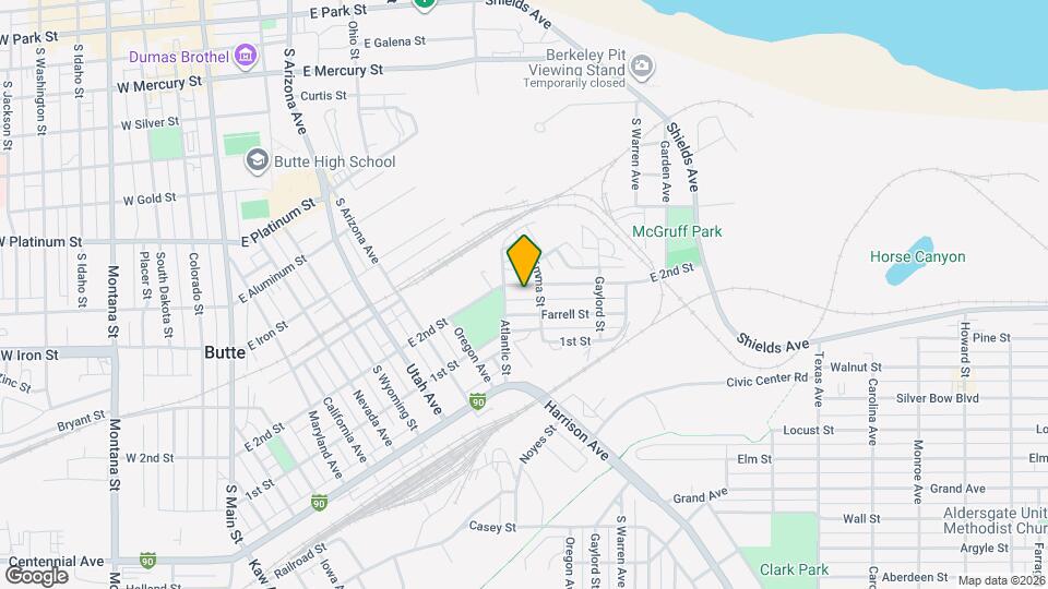 1128 E 2nd St Map and Location Details