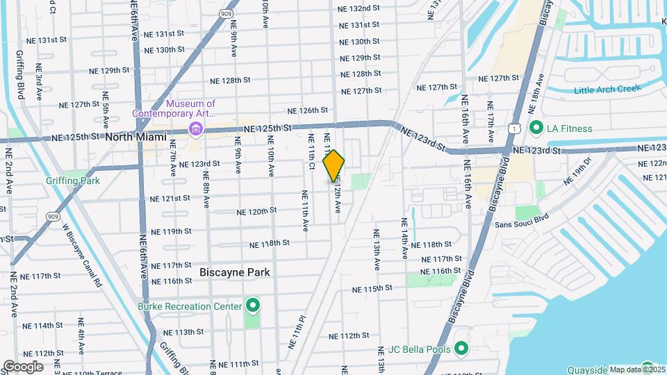 12105 NE 11th Pl Map and Location Details