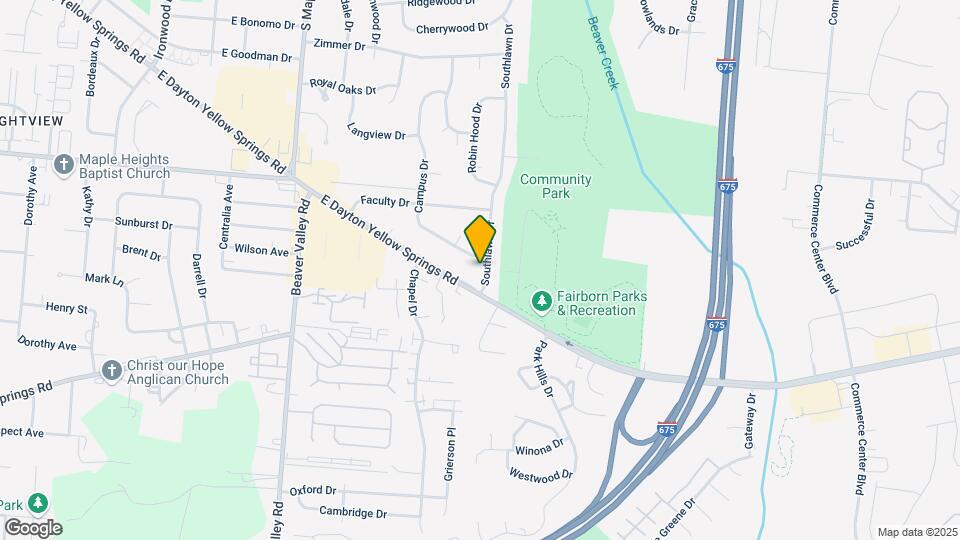 1971 Southlawn Dr Map and Location Details