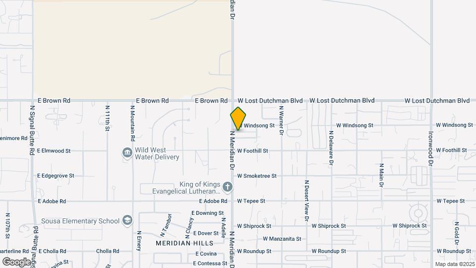 2151 N Meridian Dr Map and Location Details
