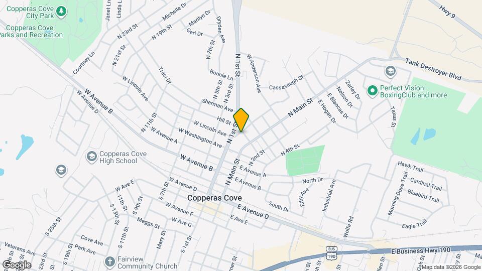 105 W Truman Ave Map and Location Details