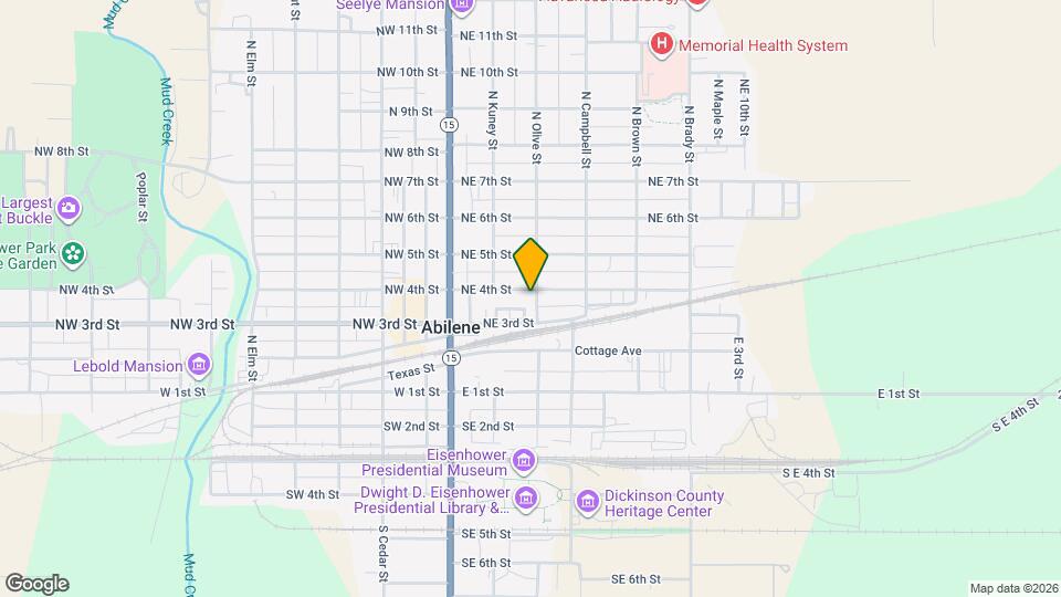 222 NE 4th St Map and Location Details