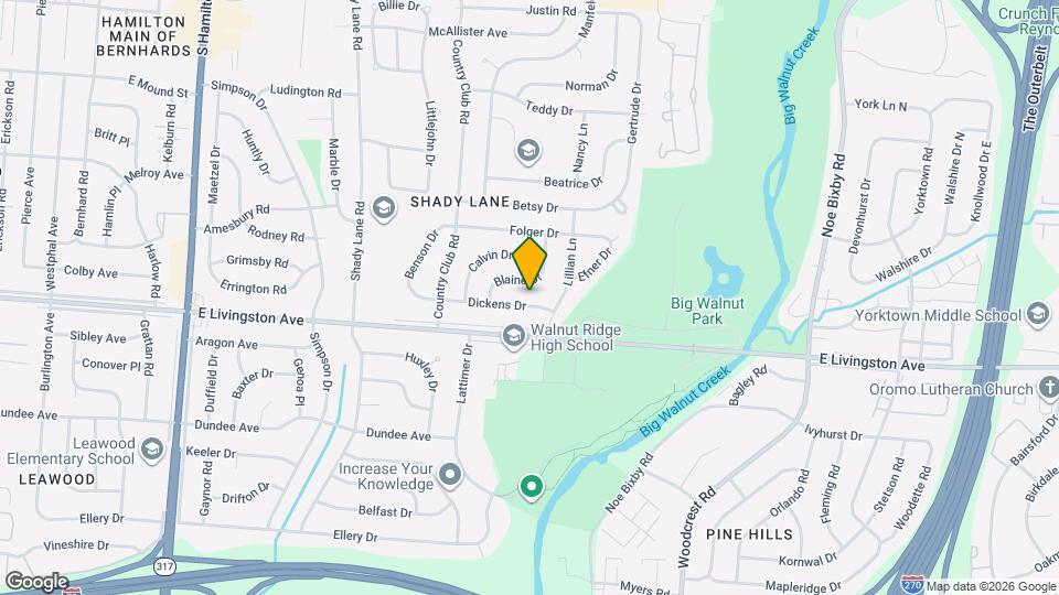 4902 Dickens Dr Map and Location Details