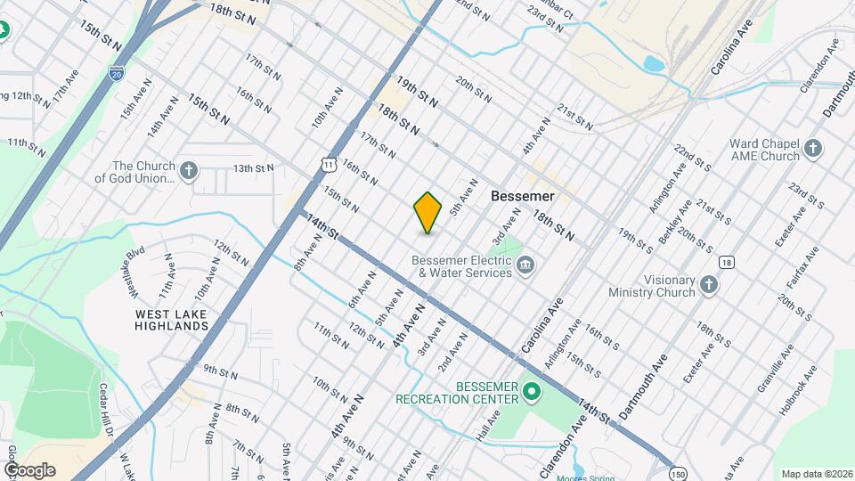 1512 5th Ave N Map and Location Details