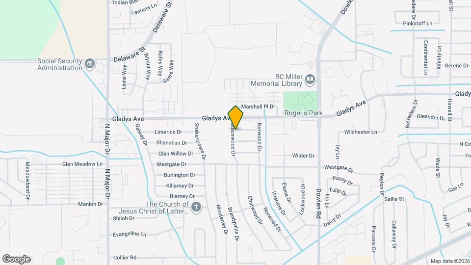 6795 Greenwood Dr Map and Location Details