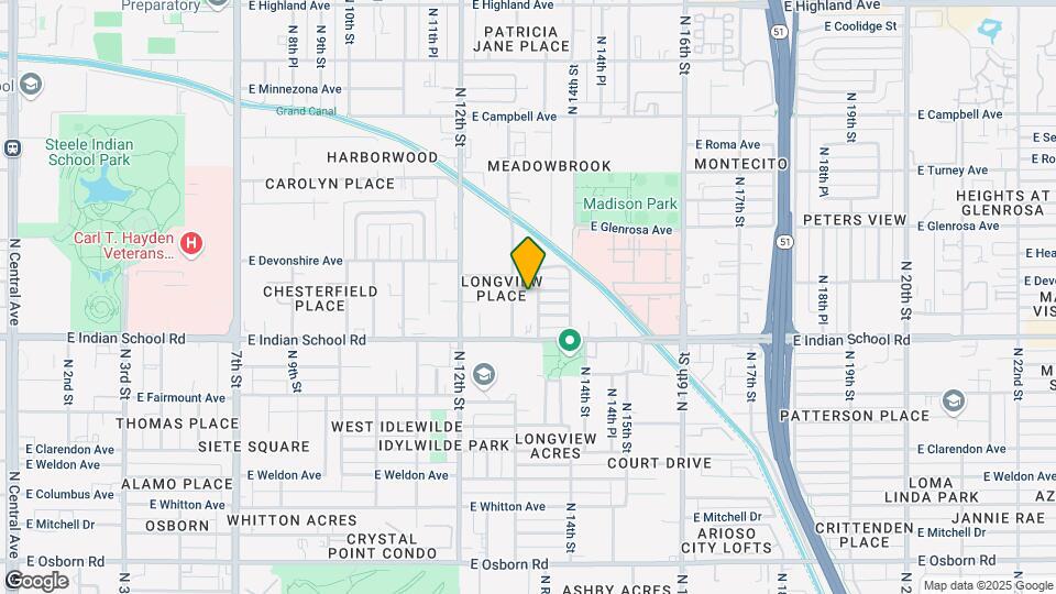 4133 N Longview Ave Map and Location Details