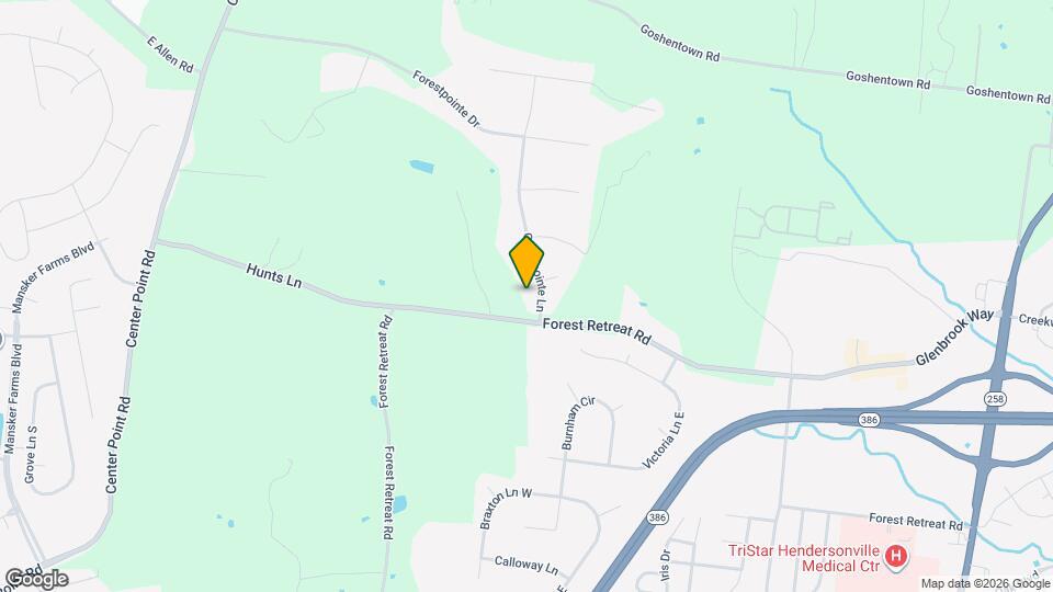 103 Crosspointe Ln Map and Location Details