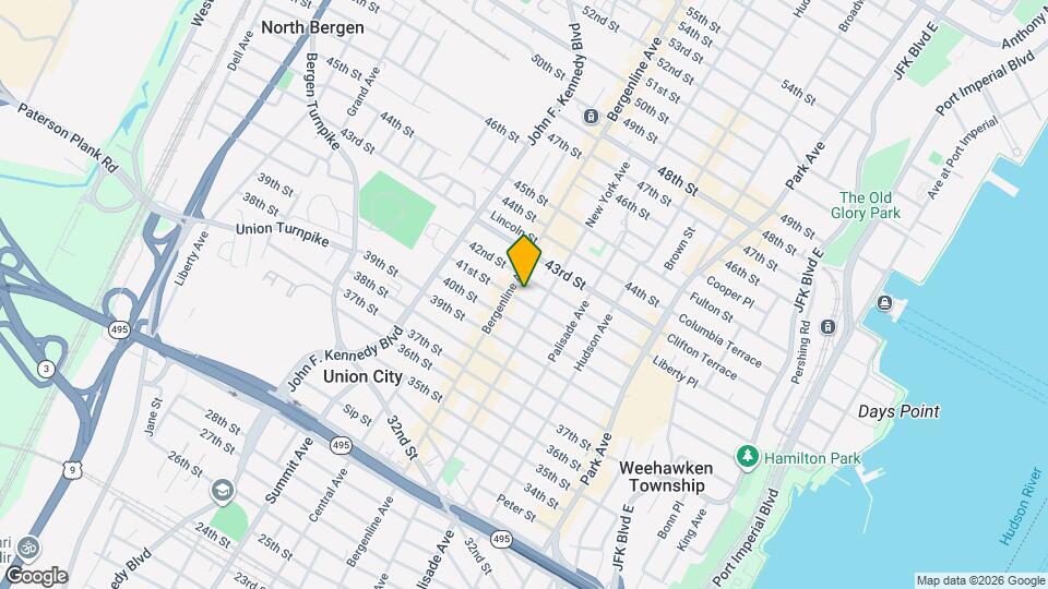 414 41st St Map and Location Details