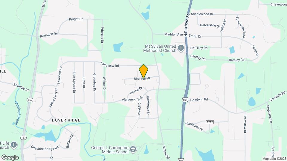 405 Birch Run Dr Map and Location Details