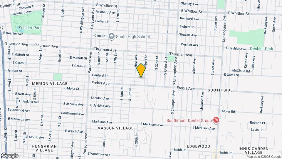721 Hanford St Mapa y Detalles de la Ubicación