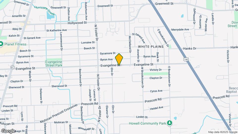 5318 Evangeline St Map and Location Details