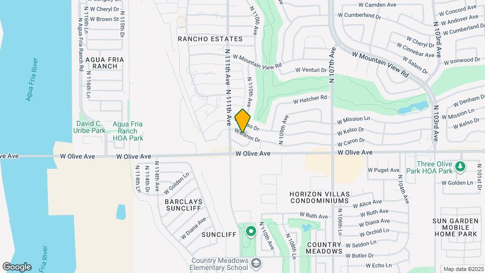 11029 W Caron Dr Map and Location Details