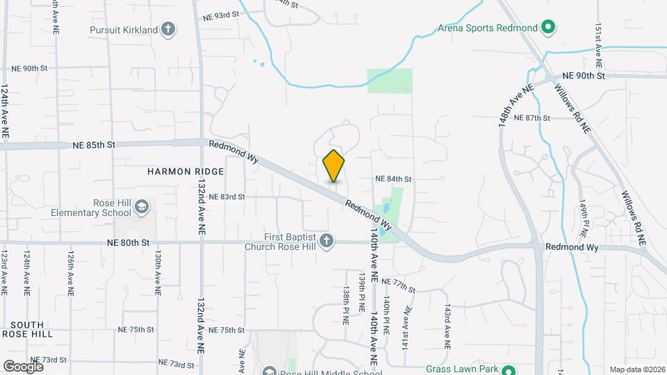 13804 Redmond Wy Map and Location Details