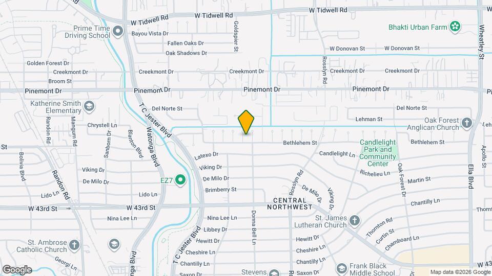 4406 Rosebay Dr Mapa y Detalles de la Ubicación